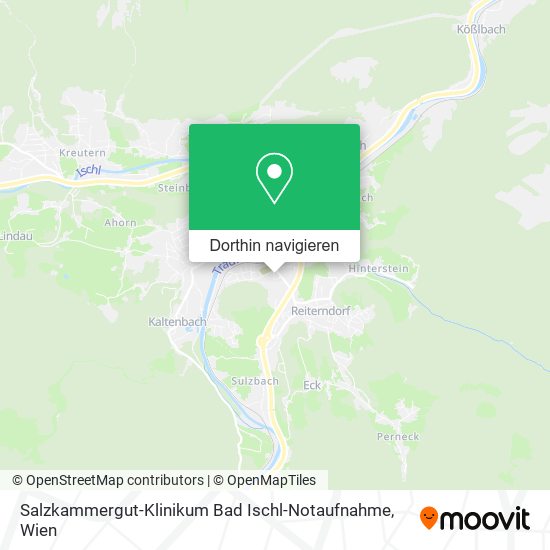 Salzkammergut-Klinikum Bad Ischl-Notaufnahme Karte