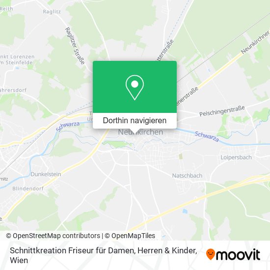 Schnittkreation Friseur für Damen, Herren & Kinder Karte