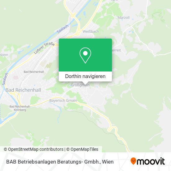 BAB Betriebsanlagen Beratungs- Gmbh. Karte