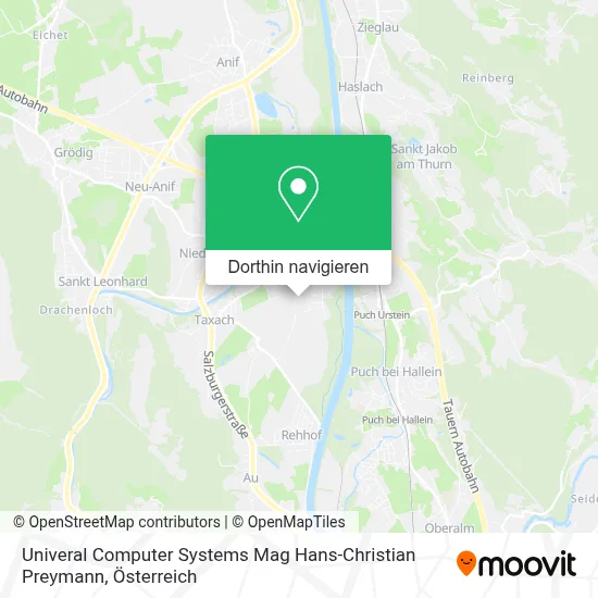 Univeral Computer Systems Mag Hans-Christian Preymann Karte