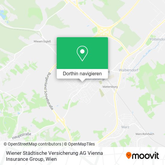 Wiener Städtische Versicherung AG Vienna Insurance Group Karte