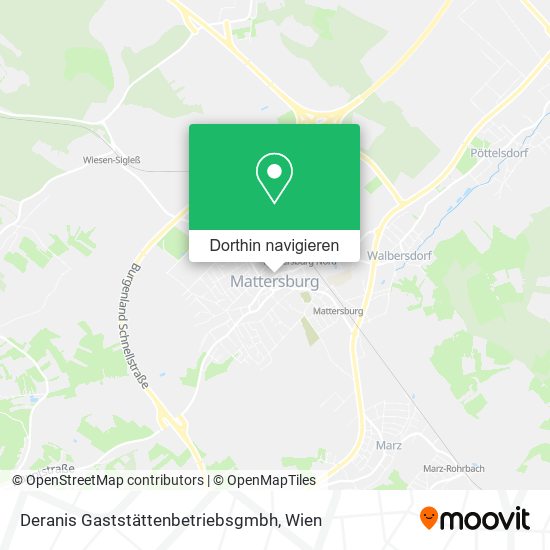 Deranis Gaststättenbetriebsgmbh Karte