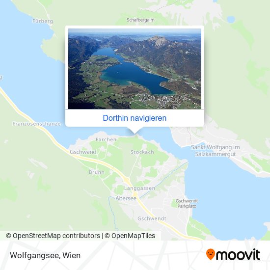 Wolfgangsee Karte