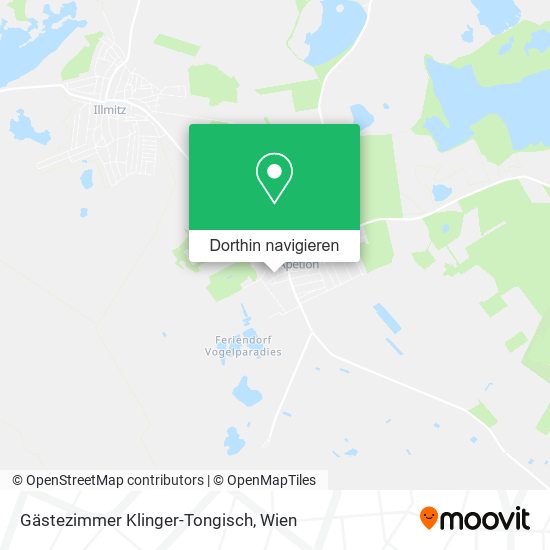Gästezimmer Klinger-Tongisch Karte