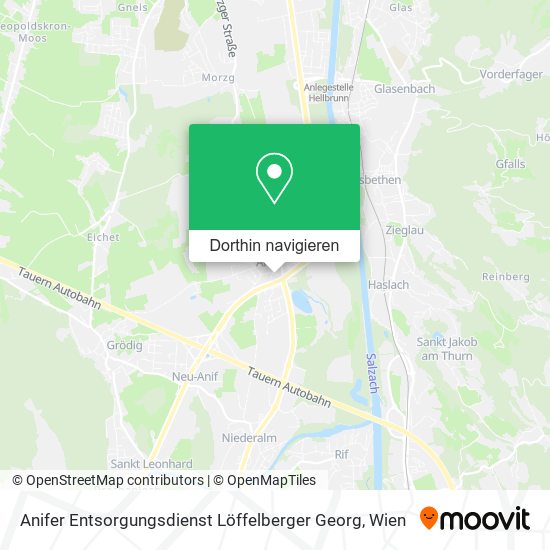 Anifer Entsorgungsdienst Löffelberger Georg Karte