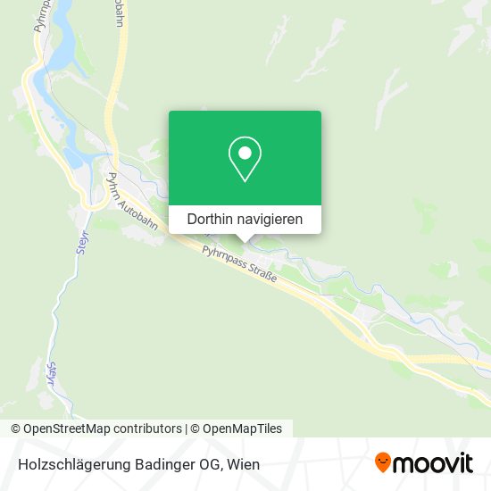 Holzschlägerung Badinger OG Karte