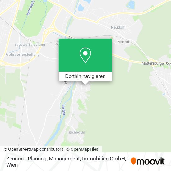 Zencon - Planung, Management, Immobilien GmbH Karte