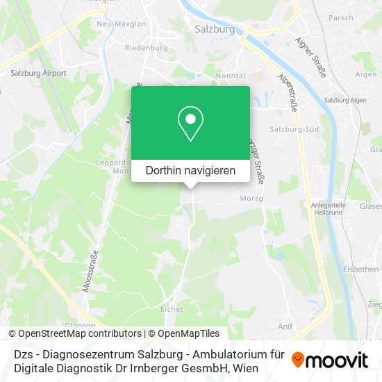 Dzs - Diagnosezentrum Salzburg - Ambulatorium für Digitale Diagnostik Dr Irnberger GesmbH Karte