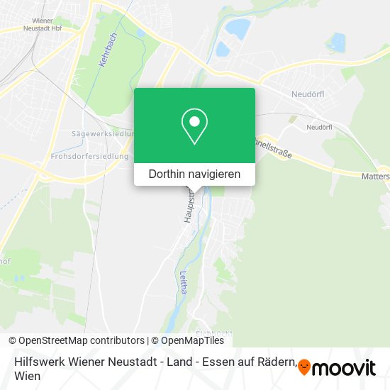 Hilfswerk Wiener Neustadt - Land - Essen auf Rädern Karte