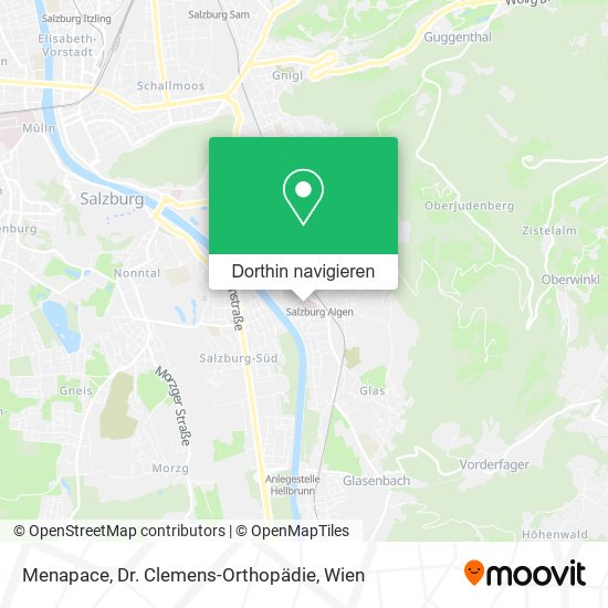 Menapace, Dr. Clemens-Orthopädie Karte