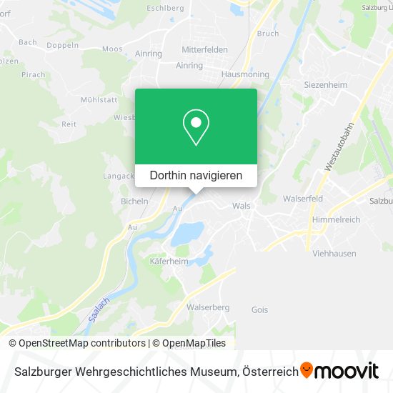 Salzburger Wehrgeschichtliches Museum Karte