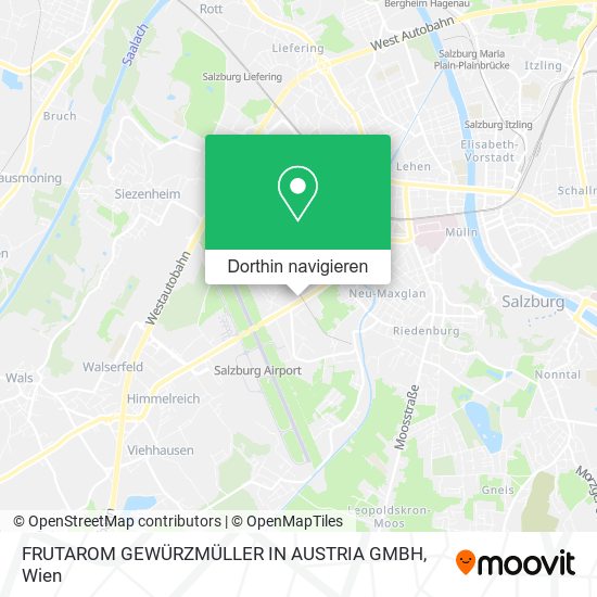 FRUTAROM GEWÜRZMÜLLER IN AUSTRIA GMBH Karte