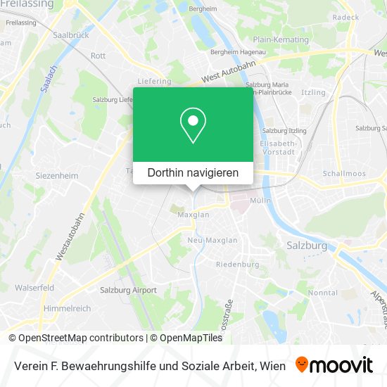 Verein F. Bewaehrungshilfe und Soziale Arbeit Karte