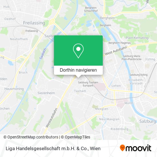 Liga Handelsgesellschaft m.b.H. & Co. Karte