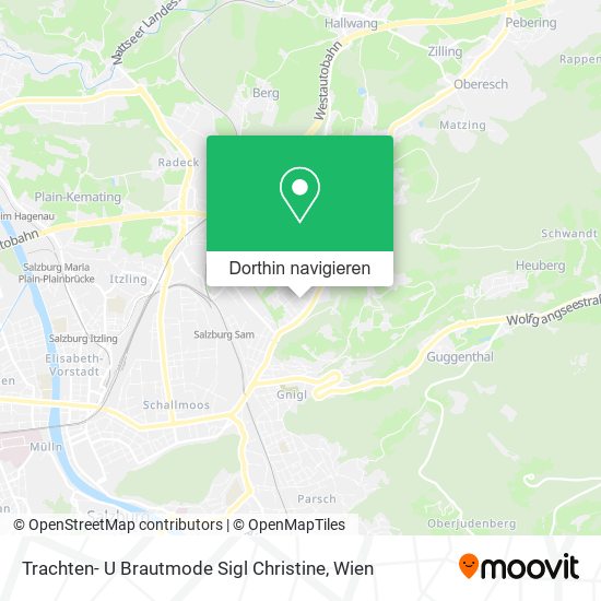 Trachten- U Brautmode Sigl Christine Karte