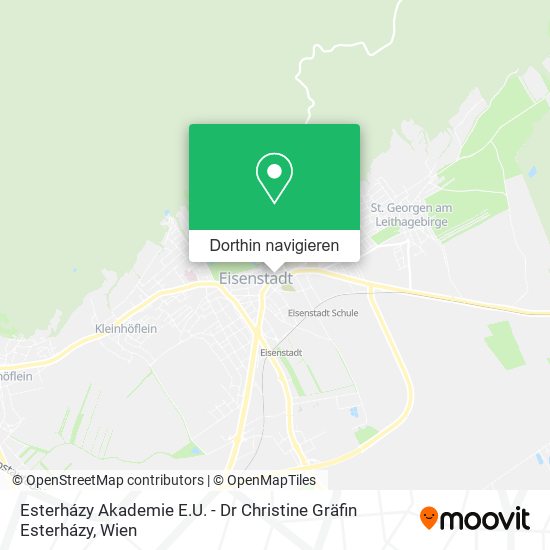 Wie komme ich mit Bus, Bahn oder Straßenbahn nach Esterházy Akademie E