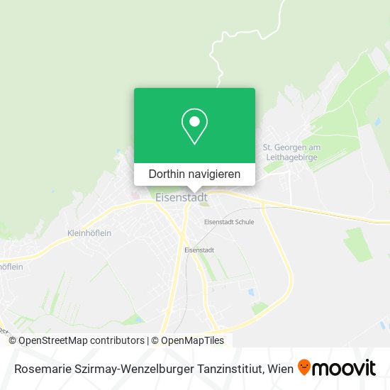 Rosemarie Szirmay-Wenzelburger Tanzinstitiut Karte