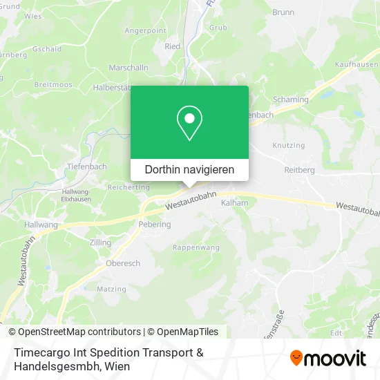 Timecargo Int Spedition Transport & Handelsgesmbh Karte