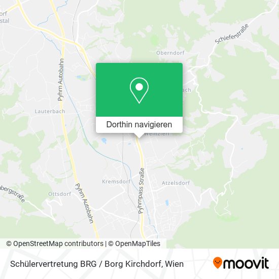 Schülervertretung BRG / Borg Kirchdorf Karte