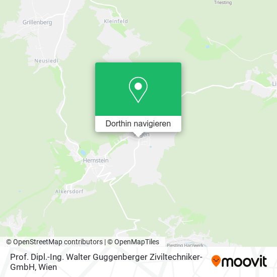 Prof. Dipl.-Ing. Walter Guggenberger Ziviltechniker-GmbH Karte