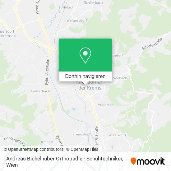 Andreas Bichelhuber Orthopädie - Schuhtechniker Karte