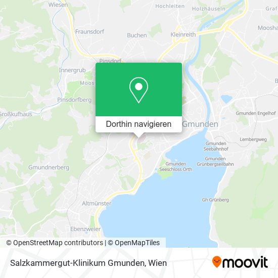 Salzkammergut-Klinikum Gmunden Karte