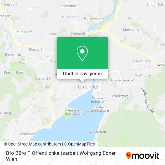 Bfö Büro F. Öffentlichkeitsarbeit Wolfgang Ebner Karte