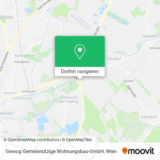 Gewog Gemeinnützige Wohnungsbau-GmbH Karte