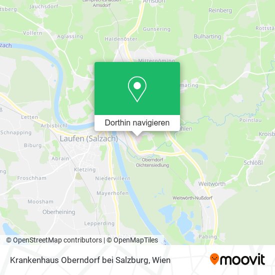Krankenhaus Oberndorf bei Salzburg Karte