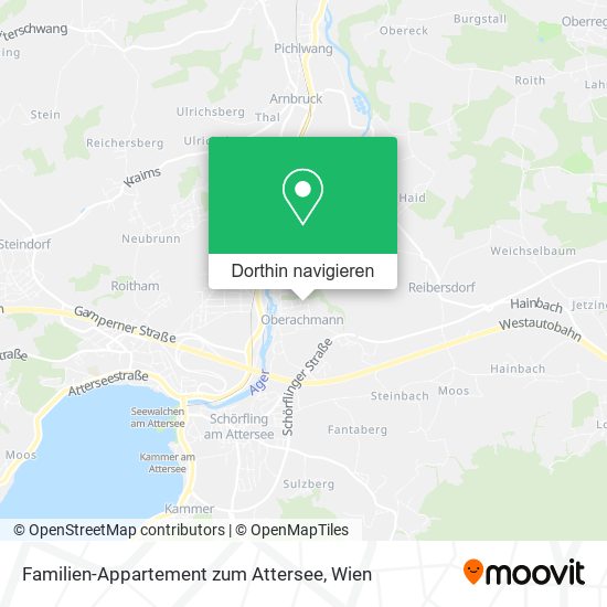 Familien-Appartement zum Attersee Karte