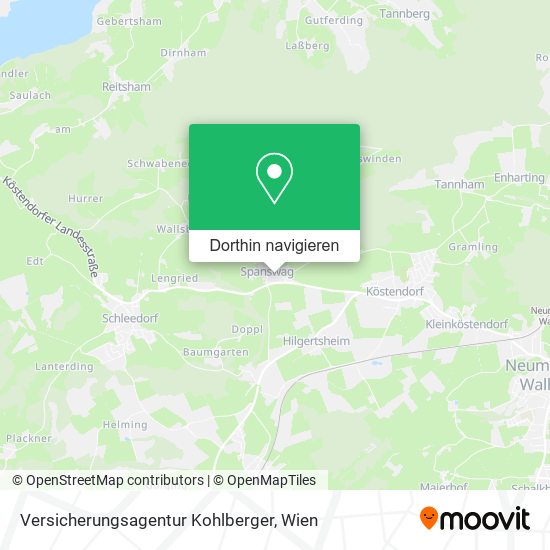 Versicherungsagentur Kohlberger Karte