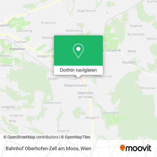 Bahnhof Oberhofen-Zell am Moos Karte