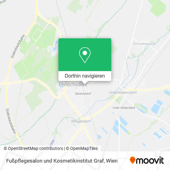 Fußpflegesalon und Kosmetikinstitut Graf Karte