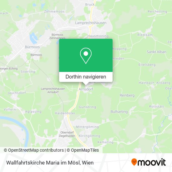 Wallfahrtskirche Maria im Mösl Karte