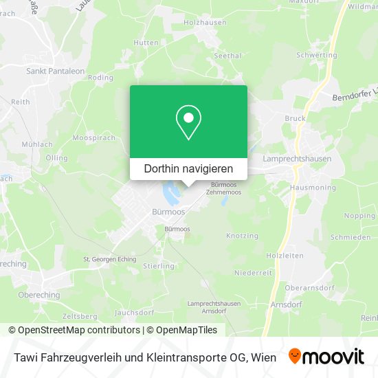 Tawi Fahrzeugverleih und Kleintransporte OG Karte