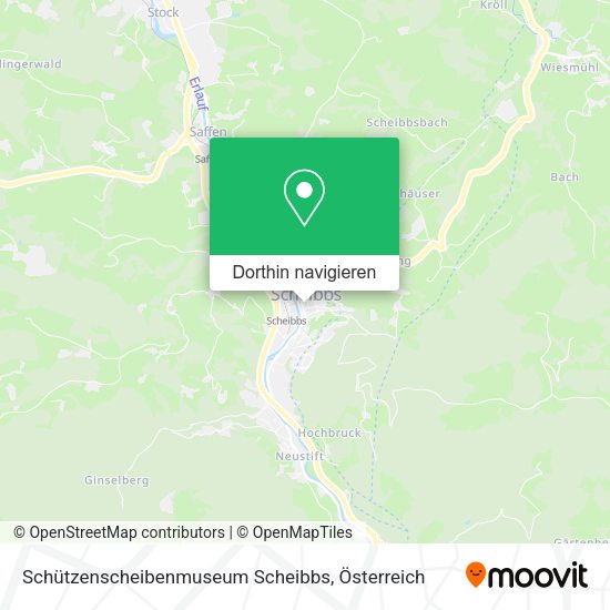 Schützenscheibenmuseum Scheibbs Karte