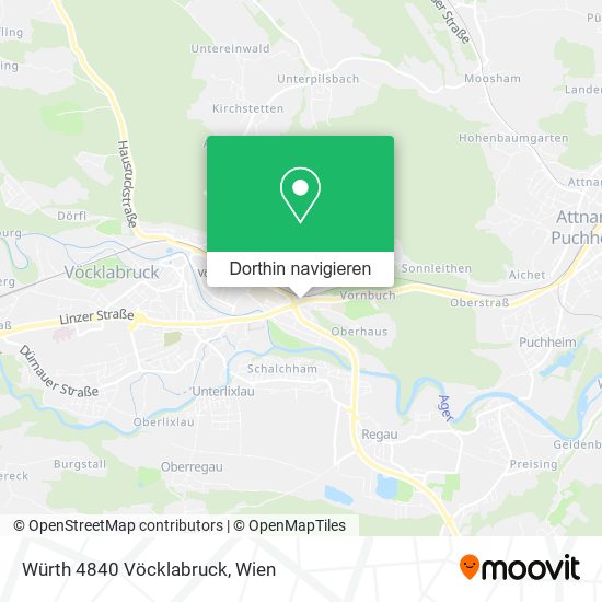 Würth 4840 Vöcklabruck Karte