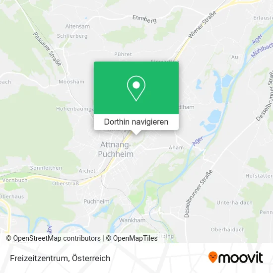 Freizeitzentrum Karte