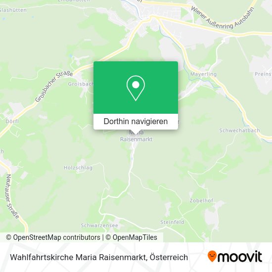 Wahlfahrtskirche Maria Raisenmarkt Karte