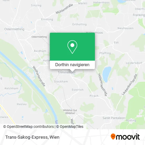 Trans-Sakog-Express Karte