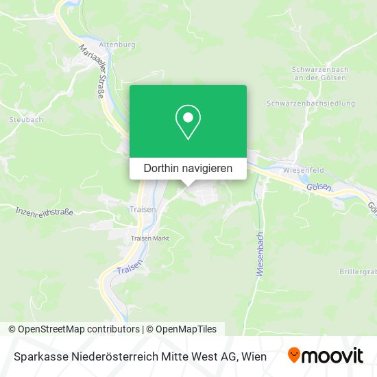 Sparkasse Niederösterreich Mitte West AG Karte