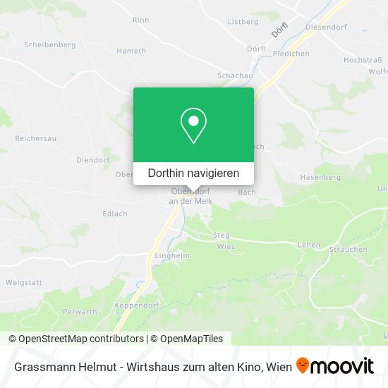 Grassmann Helmut - Wirtshaus zum alten Kino Karte