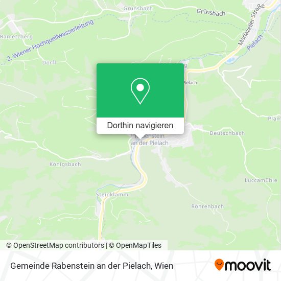 Gemeinde Rabenstein an der Pielach Karte