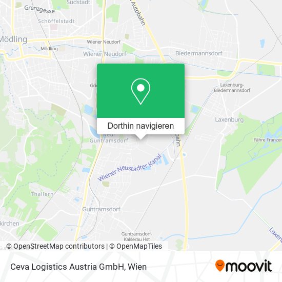 Ceva Logistics Austria GmbH Karte