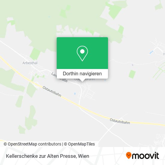 Kellerschenke zur Alten Presse Karte