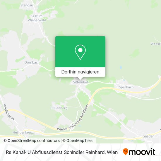Rs Kanal- U Abflussdienst Schindler Reinhard Karte