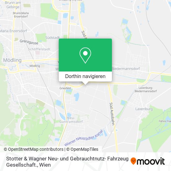 Stotter & Wagner Neu- und Gebrauchtnutz- Fahrzeug Gesellschaft. Karte