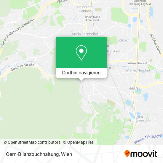 Oem-Bilanzbuchhaltung Karte