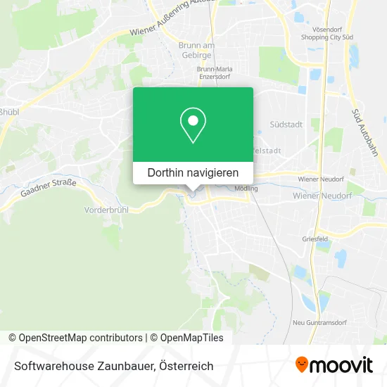 Softwarehouse Zaunbauer Karte