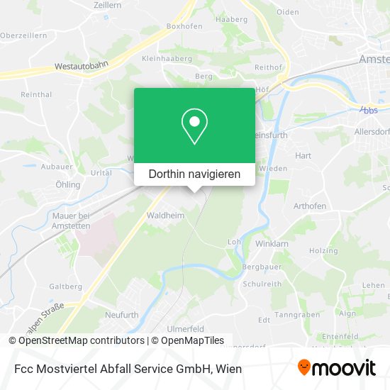 Fcc Mostviertel Abfall Service GmbH Karte